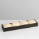 Catch stand, bracelets, phlock, 4 places, 33 × 8 × 3.5 cm, gray-beige color