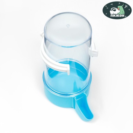 Bird drinker 7.3 x 15 cm, 480 ml, blue