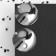 Earrings Metal "Atmosphere" solo, color gray color