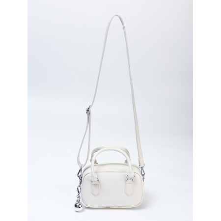 Women's bag, 20*9*12, lightning departure, belt lengths, white