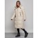 Coat insulated winter female, size 42, light-beige color