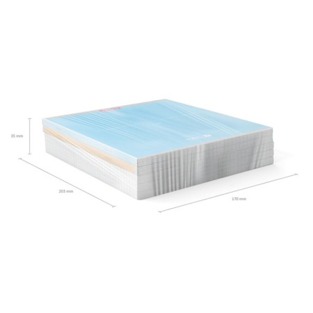 A notebook of 96 sheets in the Erichkrause "MC-7" cage, covered cardboard, block 100%, mix-14