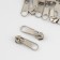 Galanterery Castle for Lightning "Spiral", No. 5, without a stopper, 10 pcs, Nickel color