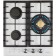 Hound surface HIBERG VM 4535 W, gas, 3 burners, touch timer, white