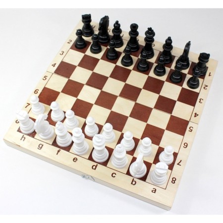 Game “Chess”, wooden box, field: 29 × 29 cm-1