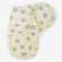 Velcro diaper, height is 50-62 cm, culinary, yellow color, print mix