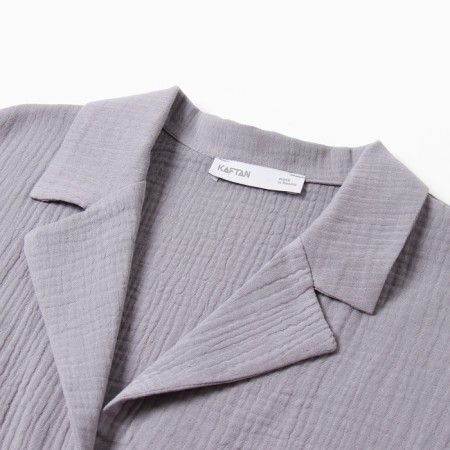 Pajama female (shirt, shorts) KAFTAN BASIC p. 52-54, gray-7