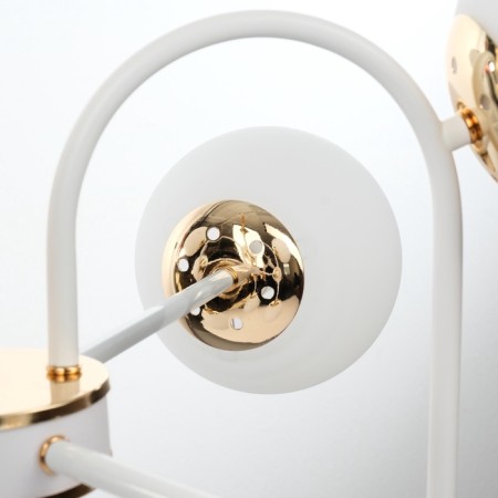 Causte "Punto" 9he27 white-gold 76x76x78 cm-11