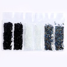 Glass chips for epoxy resin, set 3 colors, weight 1 color - 10 g