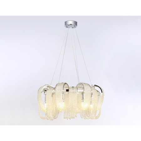 Crystal chandelier with Ambrella Light, Traditional, Tr5377, E14, Color Chrome-5