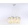 Crystal chandelier with Ambrella Light, Traditional, Tr5377, E14, Color Chrome