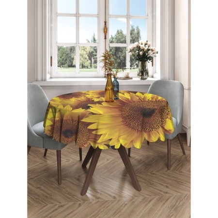 The tablecloth “Sunflower”, round, Saten, d = 150 cm-2