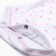 Body baby with long sleeve, white/heart color, height 74