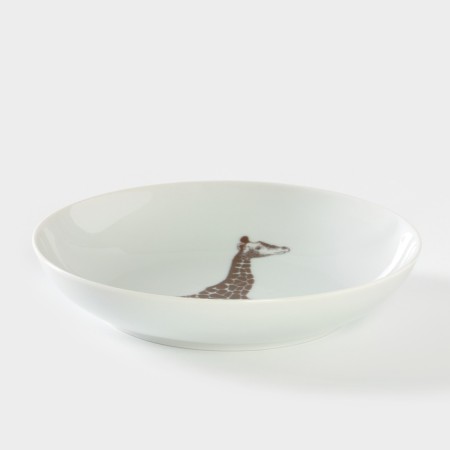 Porcelain plate "Safari. Giraffe ", d = 20.5 cm-1