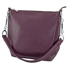 Women's bag B2787-07110, burgundy color, artificial leather, 19x10x23 cm