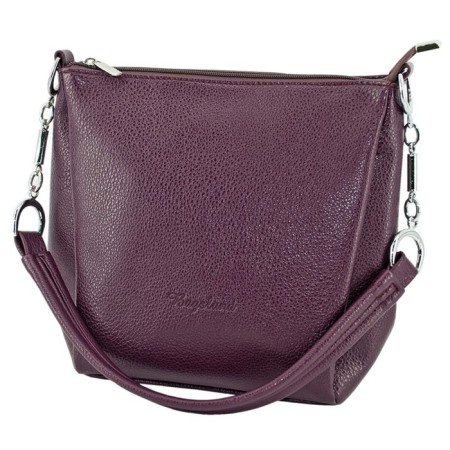 Women's bag B2787-07110, burgundy color, artificial leather, 19x10x23 cm