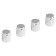 Caps on the tire valve K-3, silver, metal, 4 pcs. AVC16