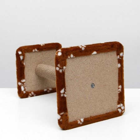 The claw of "shelf" with a stand, 30 x 30 x 40 cm, jute, brown with paws-5