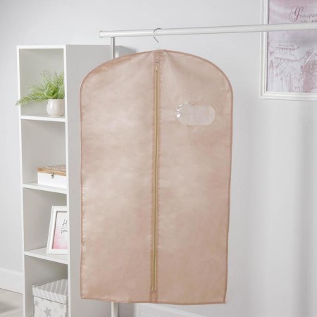 Close for clothes with a window 60 × 120 cm, spanbond, beige