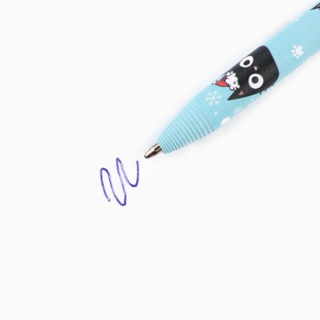 Handle Blue Blue Paste, IVF in the postcard "New Year: with the new cat!", 1 mm-1