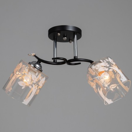 ARISA chandelier 2he27 40W Black 45x26x27 cm Bayerlux-1