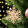 Toy on the tree "Snowflake" 8x9 cm