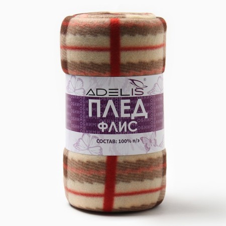 Плед Совиньон 150х200см, флис 150г/м, пэ100%-4
