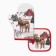 New Year. Set Kitchen Ethel Norse Family mittens 20x28cm, 19x19cm selection, 100%HL