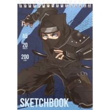 A5 sketchbook, 20 sheets on the ridge 