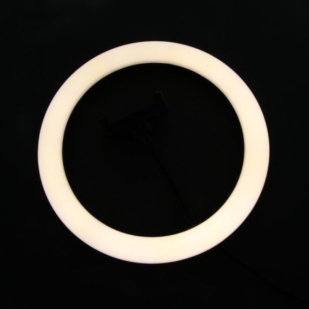 LED ring lamp on a tripod Luazon SNP098, 10 "(26 cm), 20 watts, tripod 27-85 cm-17