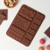 Chocolate chocolate form "Chocolate Assorted", silicone, 20 × 14.8 × 0.7 cm, 9 cells, brown color
