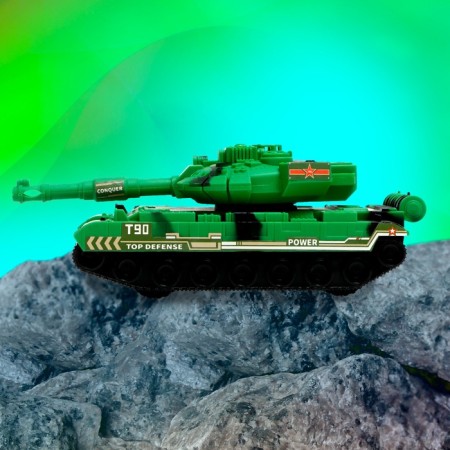 The set of robots "Tank battle" will be transformed, in the set 2 pieces-11