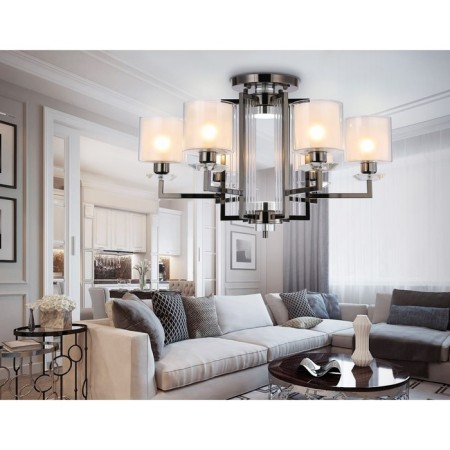 Ceiling chandelier Ambrella Light, Traditional, TR4422, 6HE27, Black Chrome Color-2
