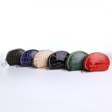 Monetnik's wallet with a zipper, color mix