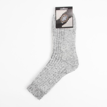 Male woolen socks "Rubchik", gray color, size 27-3