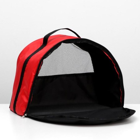 Bag - Animal Carriage, Oxford, 42 x 22 x 29 cm, Red-3