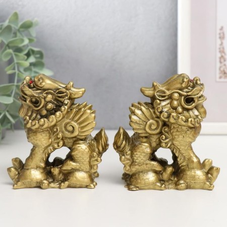 NECSK Polystone "Piyao" for bronze set 2 pcs 9x5.3x8.5 cm-2