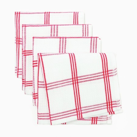 A set of decorative napkins Ethel Red 30x30cm., 4pcs, 100%HL.-5