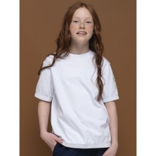 T -shirt for girls, height 116 cm, white color