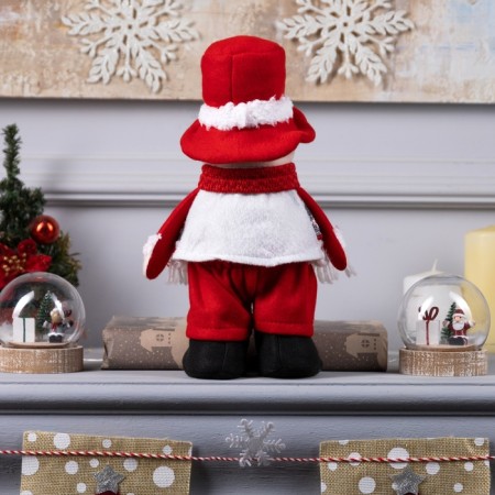 LED figure "Snowman" 13 × 30 × 8 cm, textiles, batteries LR1130X3, glow warm white-2
