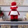 LED figure "Snowman" 13 × 30 × 8 cm, textiles, batteries LR1130X3, glow warm white