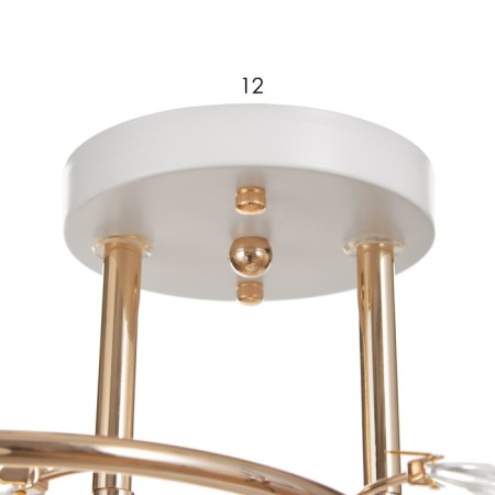 Celestial chandelier Kimberli 3KHE27 40W gold, white-4