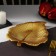 Fruit dish "Tropical leaf", 26 × 20.5 cm, gold color