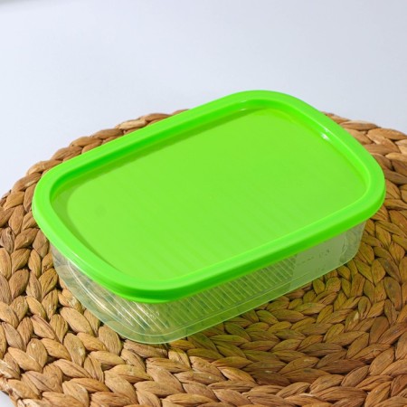 A set of food containers "Biofresh", 3 pcs: 1 l, 1.6 l, 2.3 l, color mix-3