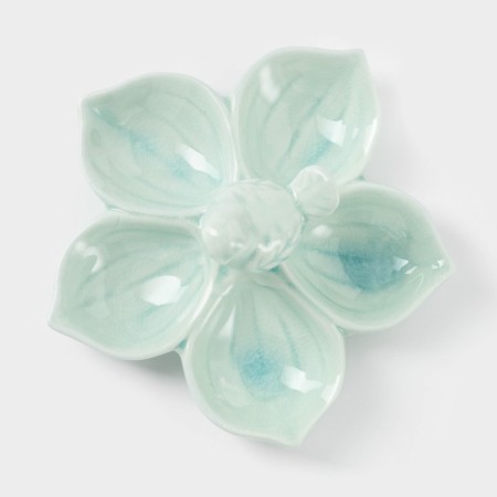 Menzhitsa ceramic 5 cells "Dove", 15.5 × 6.5, blue color-1