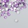 Decor for creativity in the bottle "Rhinets. Lilac" set 500 pcs d = 0.5 cm 7x2x2 cm
