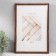 Photo frame Plastic "Mira" 20x30 cm beech with gold (plastic screen)