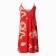 Night shirt female, red color, size 48
