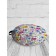 Pillow Siddle "Color Paints", decorative, D = 52 cm