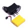 The radio -controlled jeep "Supergracker" works on the battery, the color is yellow